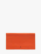 Porte-chquier Madras Cuir Etrier Orange madras EMAD905