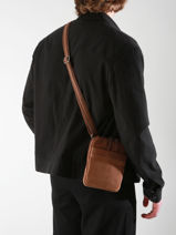 Sac Bandoulire Spider Etrier Marron spider ESPI728S-vue-porte
