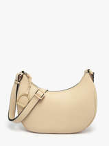 Shoulder Bag Torsade Leather Etrier Beige torsade ETOS167M-vue-porte